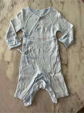 Light Blue Baby Romper